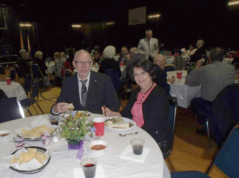 Larry and Sheila Balagna at the Appreciation Dinner in Jan 2014