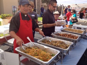 Fr. Tuan delighted festival goers with his culinary skill