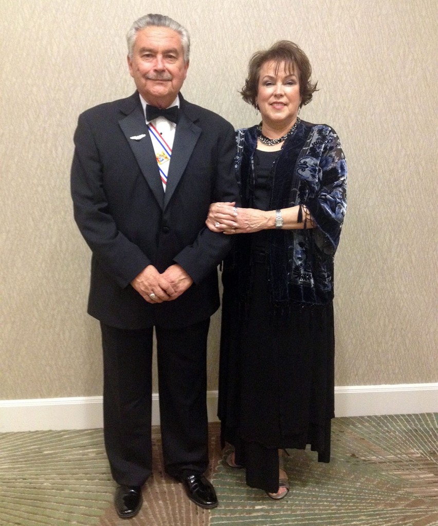 Jim and Denise Richardson at the Fourth Degree Banquet in early October 2015.